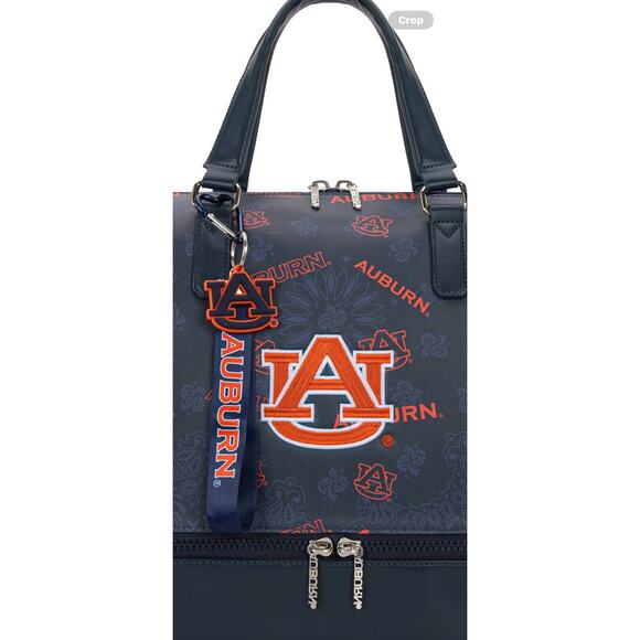 Auburn University Tigers Navy Duffle Travel/Gym Bag *Brand NEW w/ Tags - Picture 2 of 9